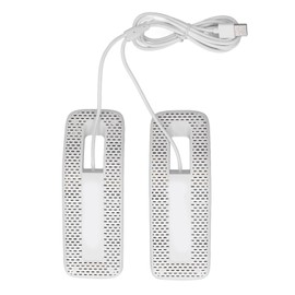 Shoe Deodorizer Dryer Portable USB Electric Shoes Dryer for Gloves Socks Jewelry Box White