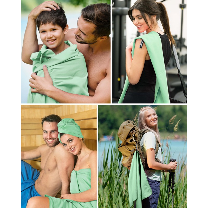 Fit-Flip Swimming towel – quick dry microfibre beach towel -
