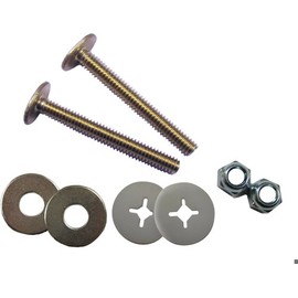 Kissler & Company Inc. 68-9237 Closet Bolt Set, Brass Plated