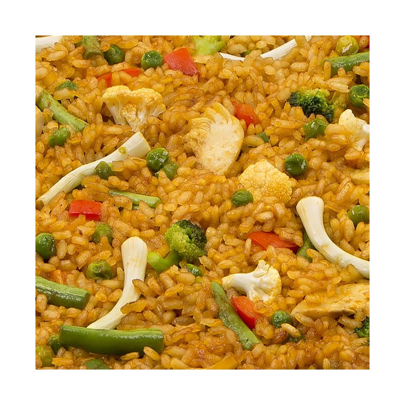 Carmencita. Vegetable Paella Kit with Saffron. Includes enameled pan. 472g