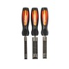 Nicholson Crescent Nicholson 3 Pc. 4-in-1 Combination Chisel and Wood