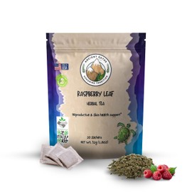 Ancient Paths Raspberry Leaf Tea - Women’s Health & Gut Support - 100% Pure Dried Raspberry Leaf - Caffeine-Free Raspberry Tea - Sustainable Tea Bags (20 Sachets)