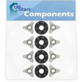 4-Pack 285753A Washer Motor Coupler Replacement for KitchenAid KAWS750LQ1 Washer - Compatible with 285753A Washing Machine Motor Coupling Kit - UpStart Components Brand