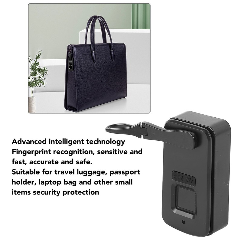 Luggage Fingerprint Lock Zipper Embedded Portable Advanced Smart Security Lock