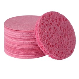 Lyaciomn 50PCS Cleansing Pads for Face Compressed Sponges Turmeric Cleanser Pads for Skin Cleansing and Exfoliating,B