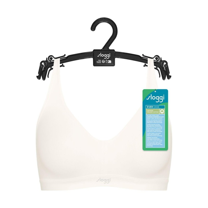 Sloggi Women's Ever Ease Soft Bra, Silk White