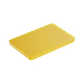 BAUHELD® Universal Underlay Plates 60 x 40 x 4 mm [Pack of 100] – Yellow Plastic Underlay Plates [Made in Germany] – Suitable as Spacers, Plastic Plates, Underlay or Glazing Blocks