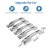 PDKLIN for Bronco Sport Door Handle Cover Chrome for Ford