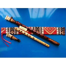 ARMENIAN Engraved DUDUK PRO from Apricot Wood, 2 Professional Reeds, National Case, Playing Instruction and Free Gift Flute