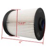 iFJF TP1015 Fuel Filter and 134001 Housing Cap Replacement for