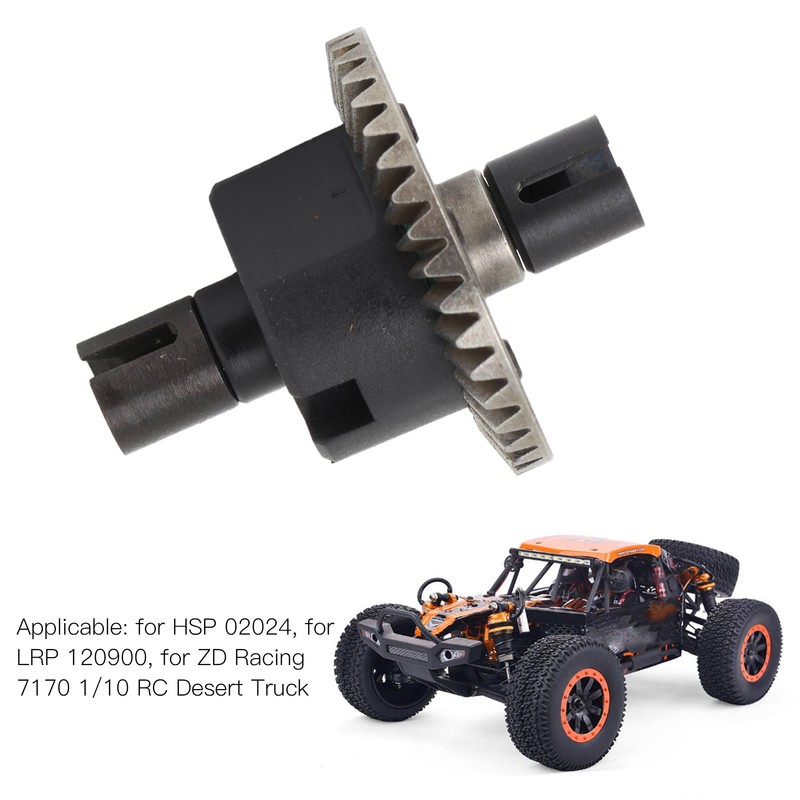 RC Differential Replacement 38T High Strength Brushed Front Rear Differential