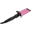 3 Barrel Curling Iron Wand Adjustable Hair Curler Waver Crimper