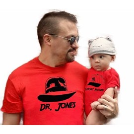 Father Son Matching Shirts | Dr. Jones Short Round | Fathers Day Gift | New Baby | First Father's Day | Daddy and Me