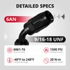 EVIL ENERGY 6AN Hose End Fitting Kit Straight 45 90