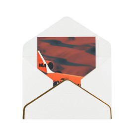 SSIMOO Mars Planet 1 Greeting Card With Envelope Decoration - Perfect For Festivals And Special Occasions