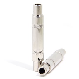 Ancable Premium 2-Pack 1/4" Guitar Cord Extenders - Heavy Duty 1/4-Inch 6.35mm TS Mono Coupler Adapter Female to Female for Extending Instrument Guitar PA Speaker Cable