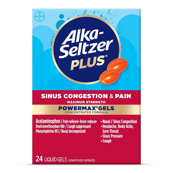 Alka-Seltzer Plus Maximum Strength PowerMax Sinus Congestion and Pain Liquid