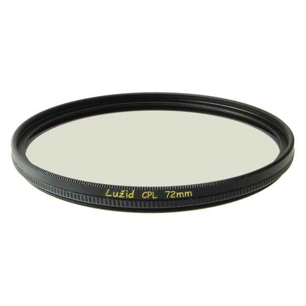 LUŽID 72mm CPL MC Filter Schott B270 Glass Brass Frame