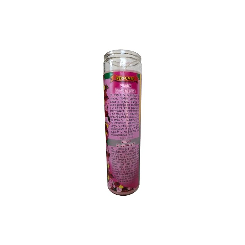 Virgin of Guadalupe (Virgen de Guadalupe) Rose Perfumed Devotional Candle