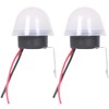 2 Pack AC DC 12V 10A Auto On Off Photocell