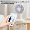 TCNOUMT Table Fan Remote Control Suitible for Woozoo Silent &