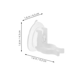 Cabilock Candle Holder Clamps with Strong Suction Cups for Window and Smooth Surfaces - Secure Flameless Candle Lamp Accessories for Home Decor and Holiday Display 1.69In Size 6 Pack