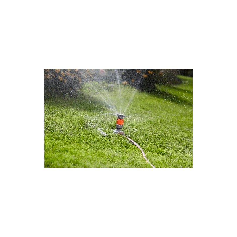Gardena 1948-20 Vario Sprinkler, Round Shape, Gray/Orange Product Warranty: Up
