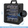 WELIDAY Miniatures Storage Case Miniatures Transport Case Aluminum Alloy Frame