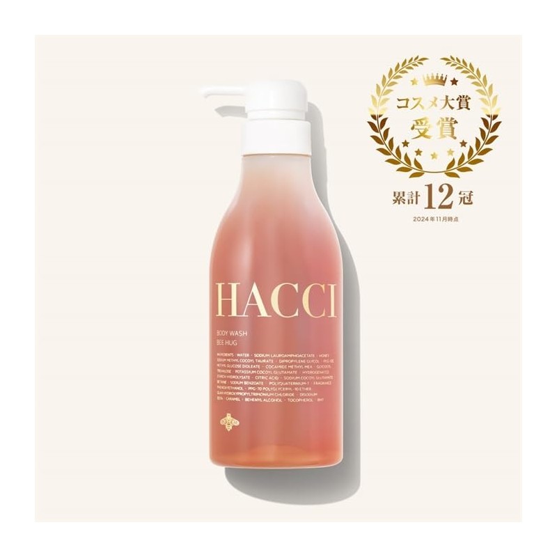 HACCI Body Wash BEE HUG 13.8 fl oz (385 ml)