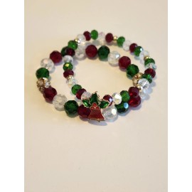 Avon Studio 1886 Holly Jolly  Earrings/Brace - Bracelet - Bell