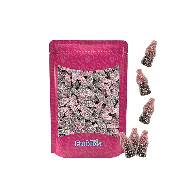 Fruidles Sour Chewy Cola Bottles Great for Birthdays, Parties, Events,