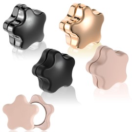 4 Pcs Hijab Magnetic Pins, Cute Star Shape Hijab Pins for Women, (Star Shape)