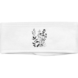 'Silhouette of Botanical Flowers' Beauty Head Band/Hair Band (HB00036212)