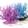 ASUNFO 5 Pcs Coral Reef Decor Artificial Plastic Fake Faux