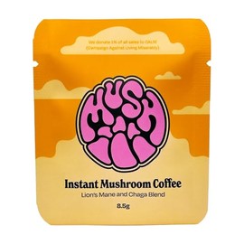 Mushiii Instant Lion's Mane and Chaga Mushroom Coffee Blend | 4,000mg / Serving of Lion's Mane and Chaga | Start The Day with Smooth Energy & Focus | Vegan & Gluten Free