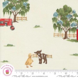 Moda WILLOW'S FARM 56100 11 Cloud Animals Deb Strain Quilt Fabric Children's Bab - By the Half-Yard