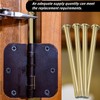 4PCS 3.5 inch Door Hinge Pins Stainless Steel Interior Wood