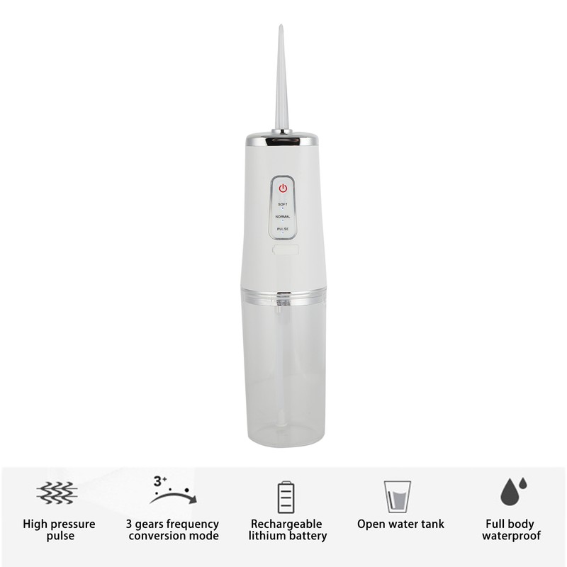 Portable Electric Dental Oral Irrigator Food Residues Removal White Teeth