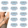 12 PCS Razor Blades Refill for Estrid, Pubic Hair Razor