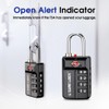 SURE LOCK TSA Approved 4-Digit Resettable Combination Luggage Locks with