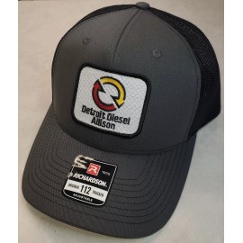 Richardson Detroit Diesel Allison Patch Richardson 112 Trucker Hat Snapback Charcoal/Black