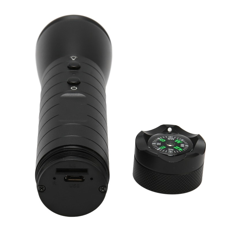 Flashlight Video Camera 1080P 5 Lighting Modes 2200mAh 120 Degree