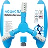 AQUACRAFT Circular Sprinkler for Large Area Coverage, Adjustable 360 Degree