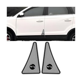 JNNJ Pack of 2 Car Door Edge Protection Stickers, Car Door Corner Bumper Sticker, Car Door Edge Protection, Car Anti-Rub Decorative Strips, Car Door Corner Anti-Scratch Cover (Grey)