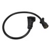 Trailer Extension Cord 7 Way 3ft Double Prong Male Plug