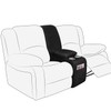 molasofa Leather Like Additional Recliner Console Cover for Reclining Loveseat