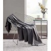 Highline Bedding Co. Highline Sullivan Throw Blanket Charcoal Color 50"