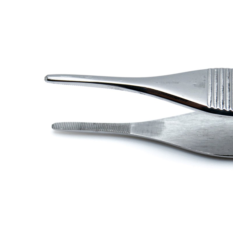 New Dental Dressing Tweezer Adson Serrated Tip Forceps Surgical Plier