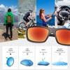POLARKING 2 PACK Polarized Sport Sunglasses for Men Matte Finish