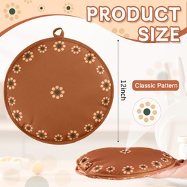 12 Inch Tortilla Warmer Pouch Mexican De Barro Talavera Pottery Pattern Tortilla Warmer Holder Microwavable Fabric Bag Keeps Food Warm Insulated Cloth Pouch for Tortillas Tacos Naan Pizza Rolls